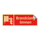 Brandslang binnen