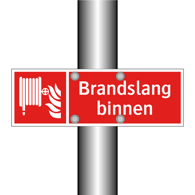 Brandslang binnen