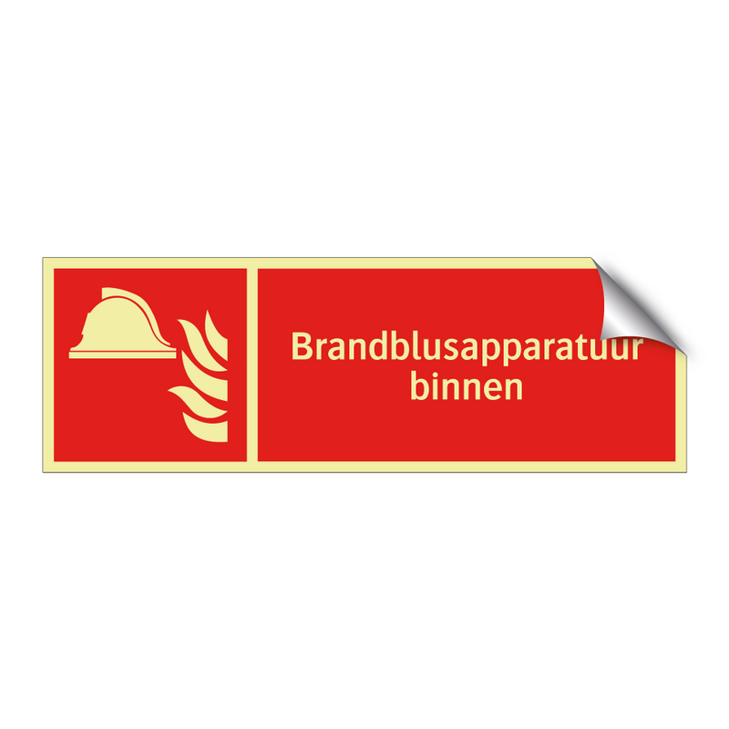 Brandblusapparatuur binnen