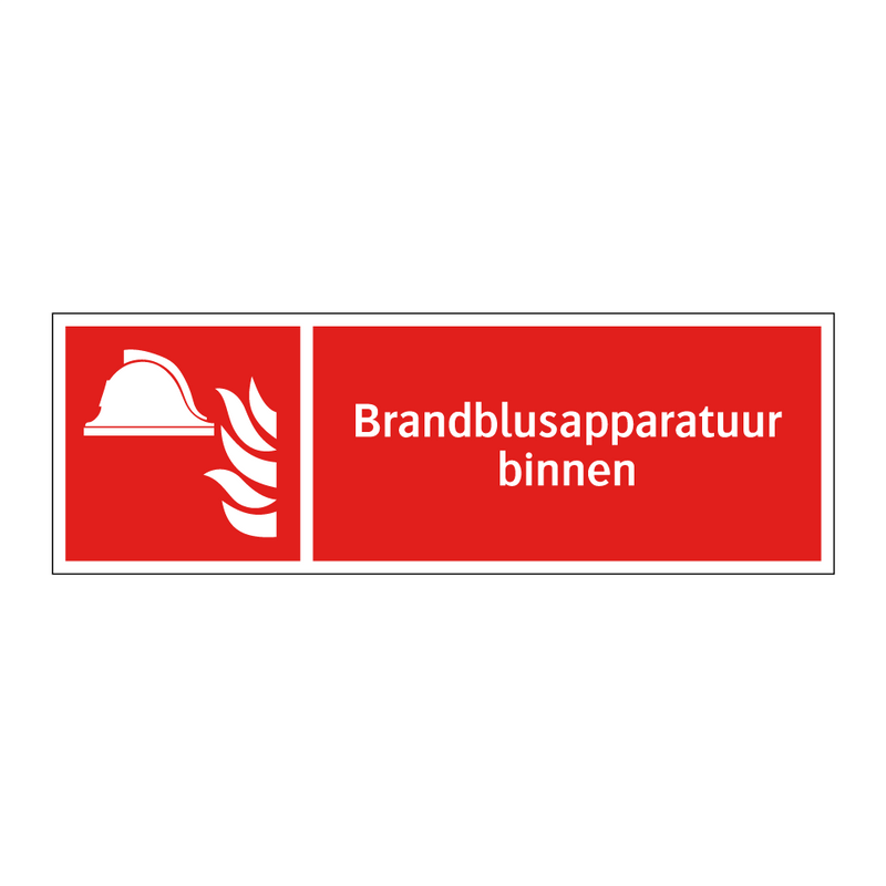 Brandblusapparatuur binnen