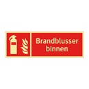 Brandblusser binnen