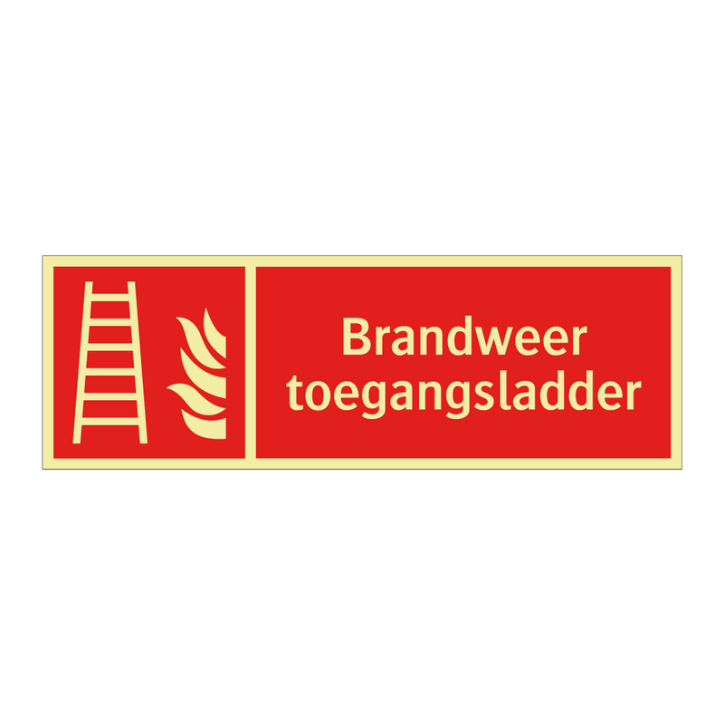 Brandweer toegangsladder