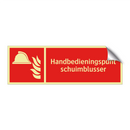 Handbedieningspunt schuimblusser