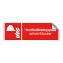 Handbedieningspunt schuimblusser