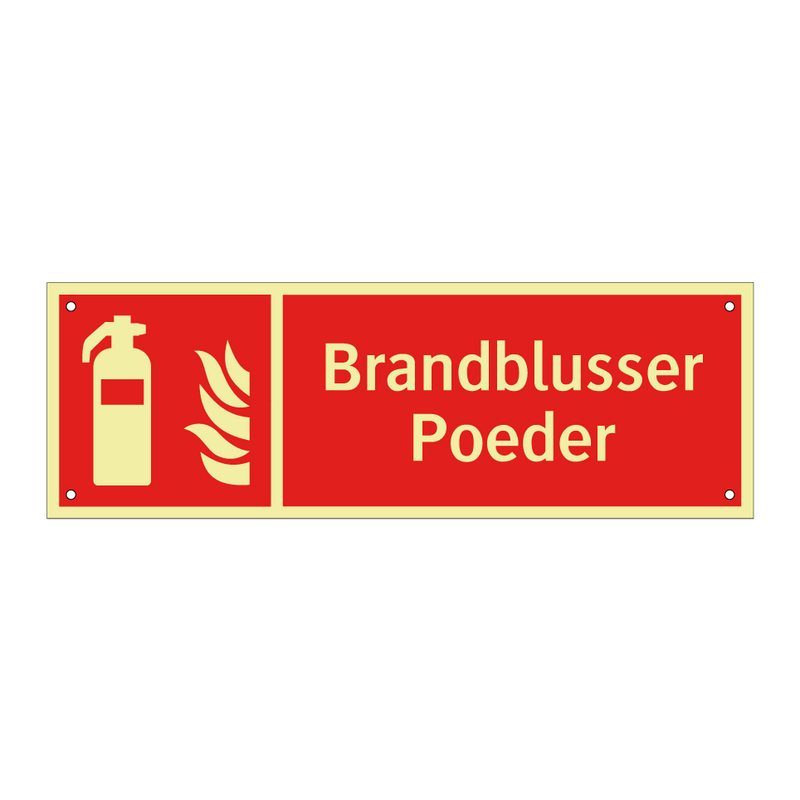 Brandblusser Poeder