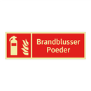 Brandblusser Poeder
