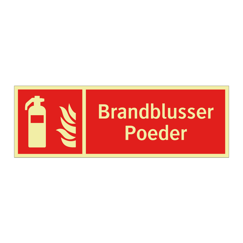 Brandblusser Poeder