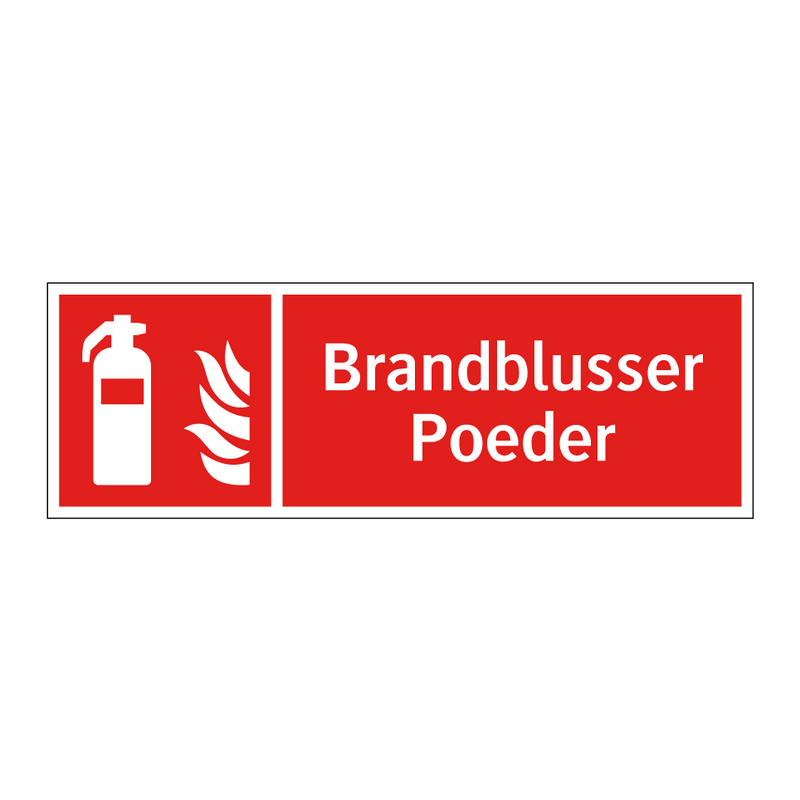 Brandblusser Poeder