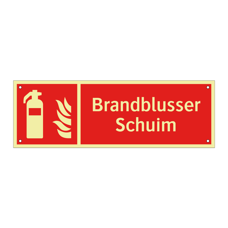 Brandblusser Schuim