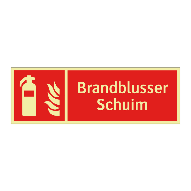 Brandblusser Schuim