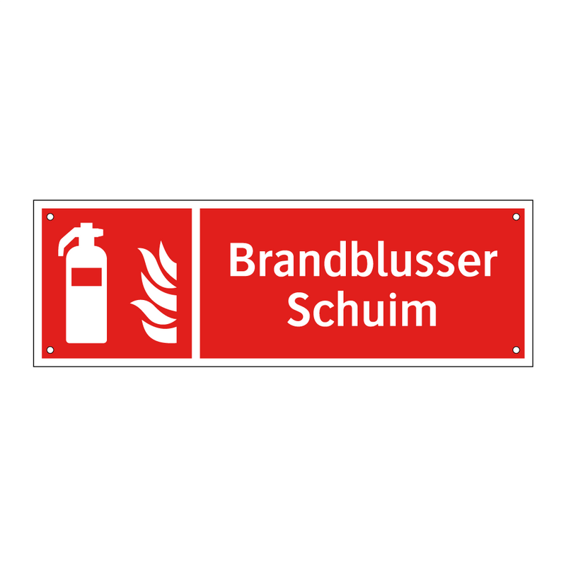 Brandblusser Schuim