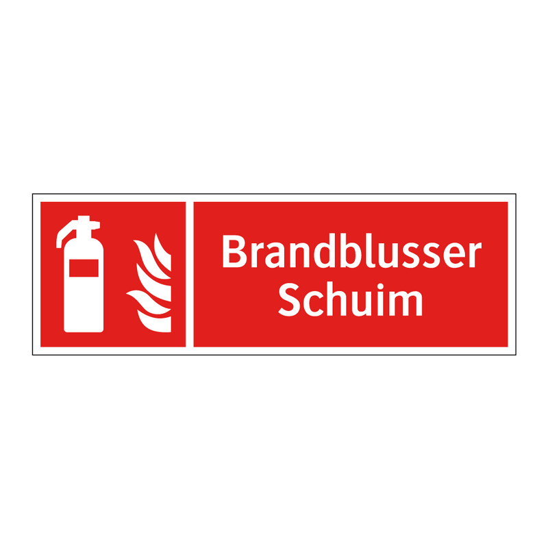 Brandblusser Schuim