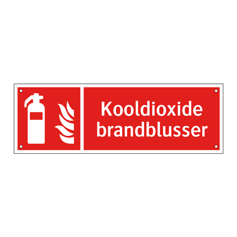 Kooldioxide brandblusser