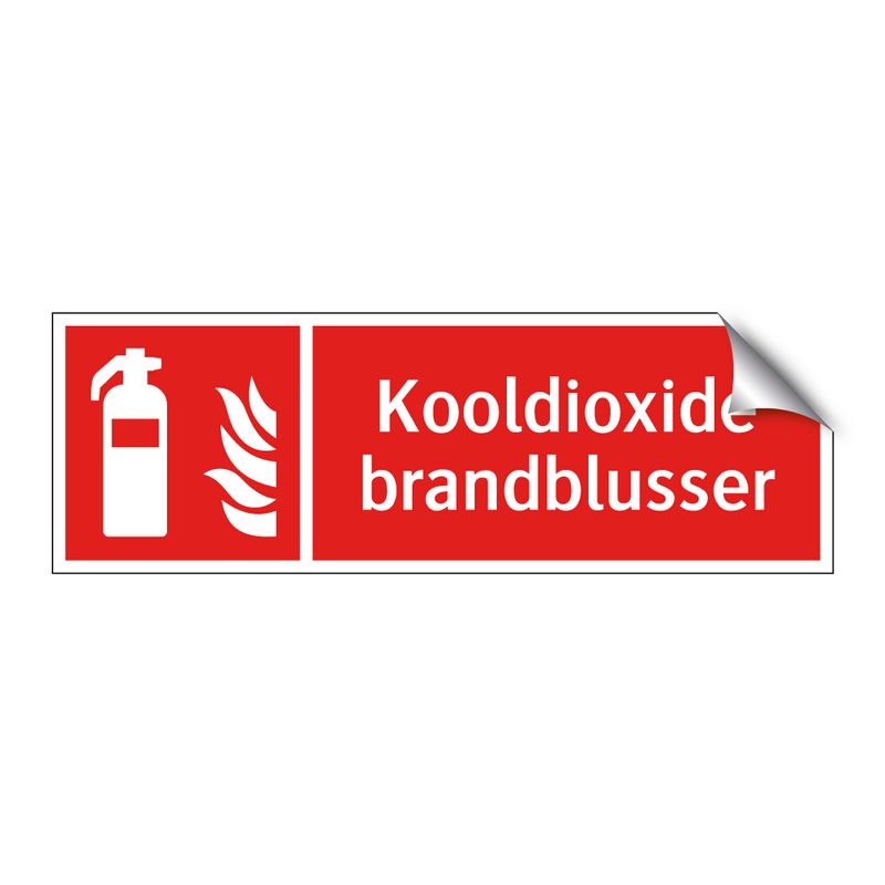 Kooldioxide brandblusser
