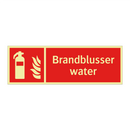 Brandblusser water