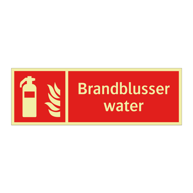 Brandblusser water