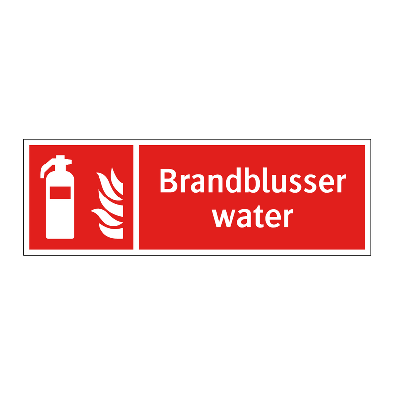 Brandblusser water