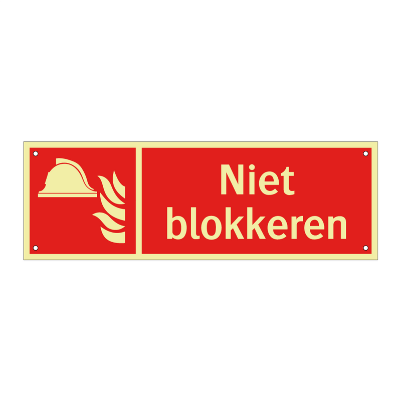Niet blokkeren