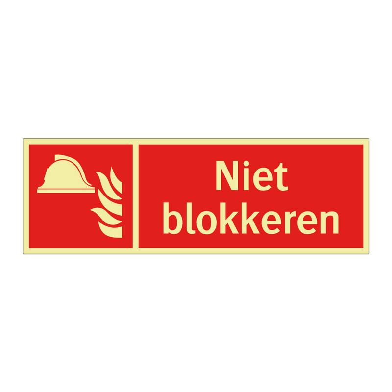Niet blokkeren
