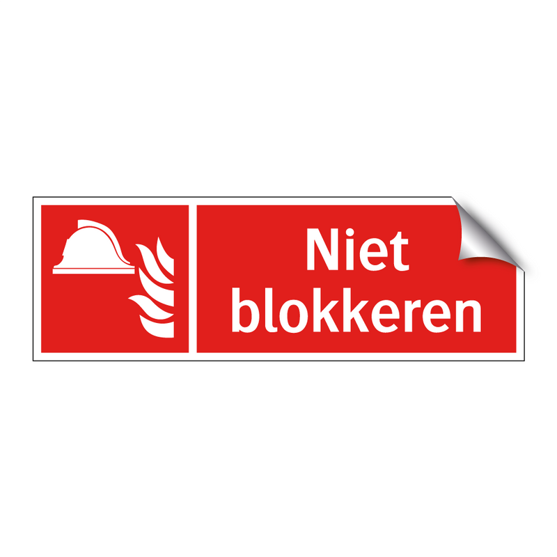 Niet blokkeren