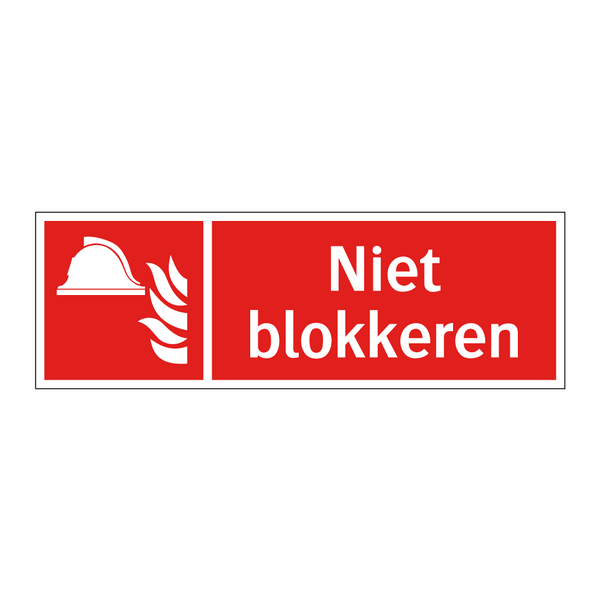Niet blokkeren