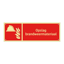 Opslag brandweermateriaal