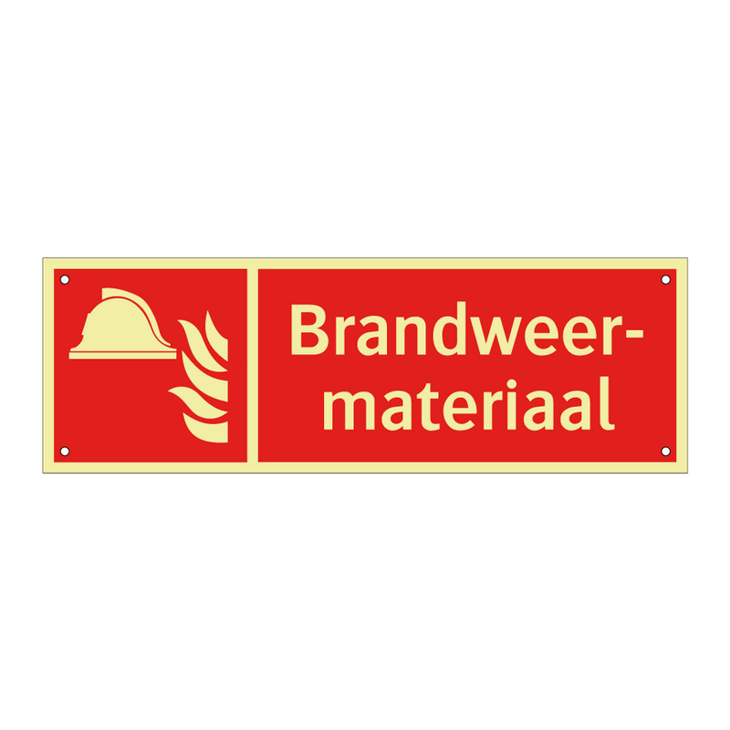 Brandweer- materiaal