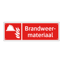 Brandweer- materiaal