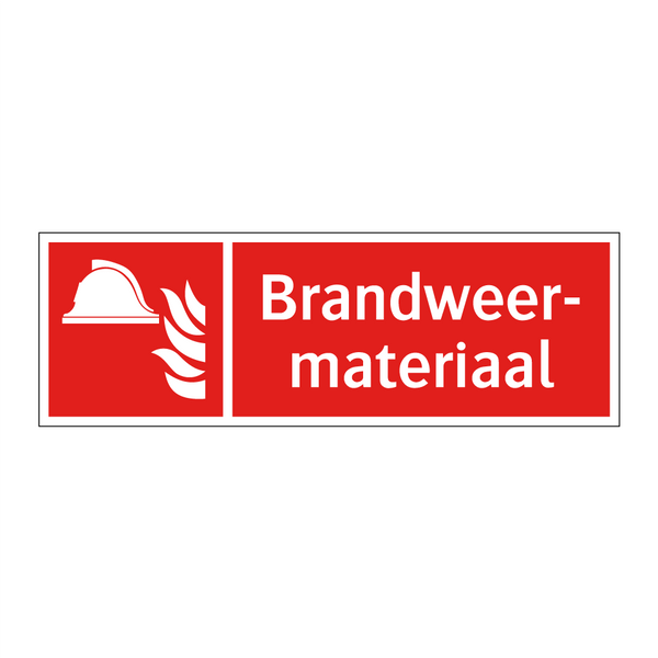 Brandweer- materiaal