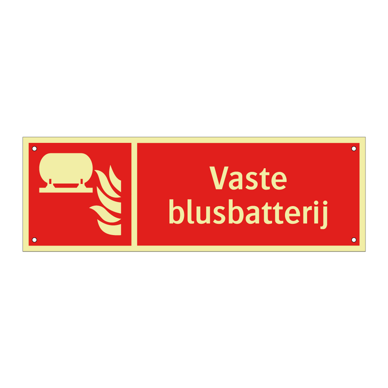 Vaste blusbatterij