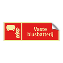 Vaste blusbatterij