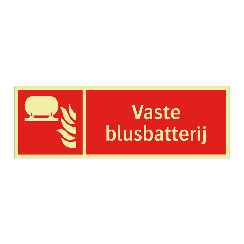 Vaste blusbatterij