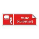 Vaste blusbatterij