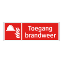 Toegang brandweer