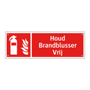 Houd Brandblusser Vrij
