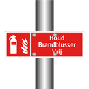 Houd Brandblusser Vrij