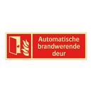 Automatische brandwerende deur