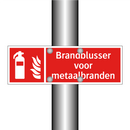 Brandblusser voor metaalbranden