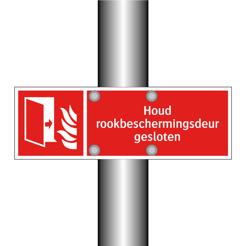 Houd rookbeschermingsdeur gesloten