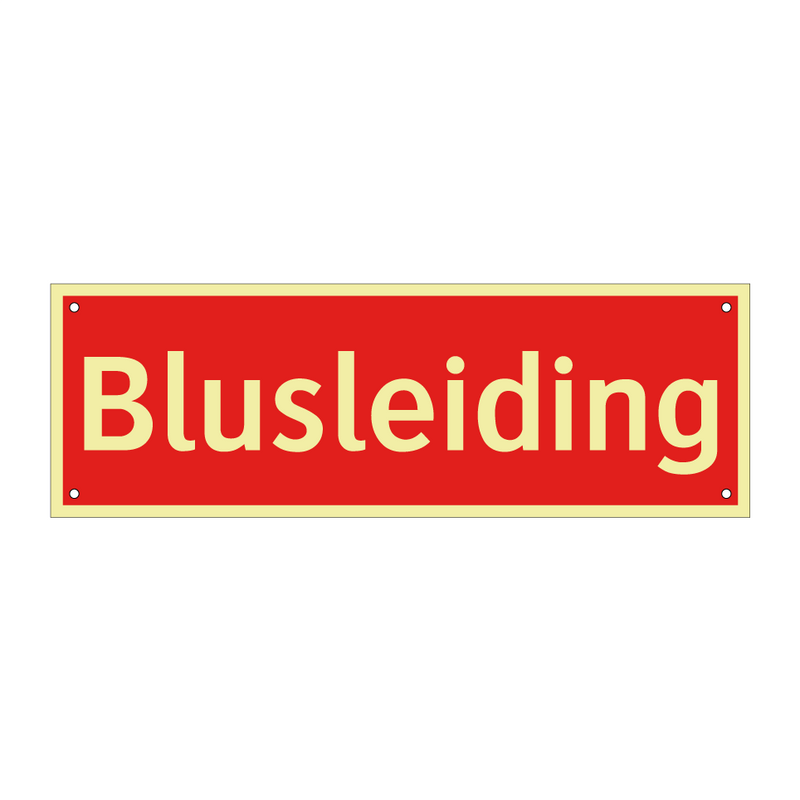 Blusleiding & Blusleiding & Blusleiding & Blusleiding