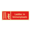 Ladder in binnenplaats