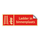 Ladder in binnenplaats