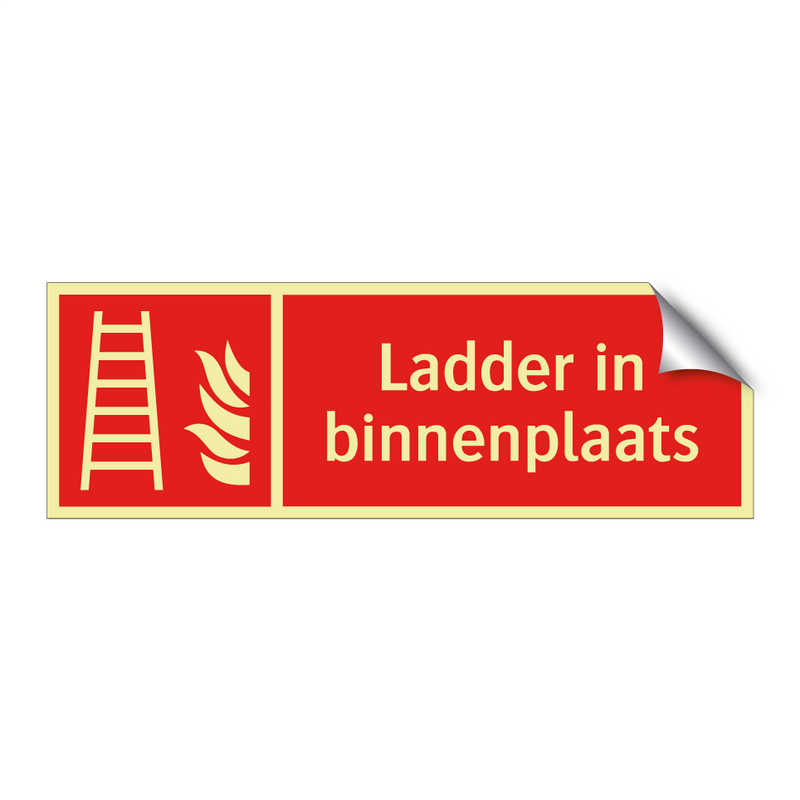 Ladder in binnenplaats