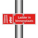 Ladder in binnenplaats