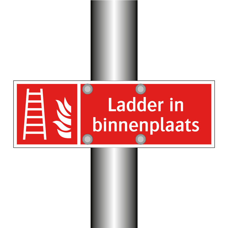 Ladder in binnenplaats