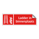Ladder in binnenplaats