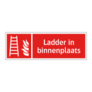 Ladder in binnenplaats
