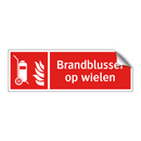 Brandblusser op wielen