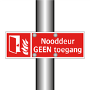 Nooddeur GEEN toegang