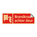 Brandkraan achter deur